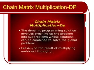 Chain Matrix Multiplication-DP
