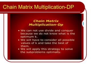 Chain Matrix Multiplication-DP