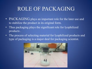 Stabilize Packing pharmaceutical packaging. lyophillized drugs packaging problems and ...