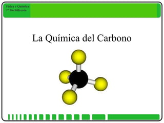 Uniones entre átomosQuímica
2.º Bachillerato
6. La Química del Carbono
Física y Química
1º Bachillerato
La Química del Carbono
 