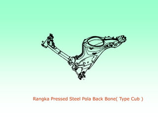 Rangka Pressed Steel Pola Back Bone( Type Cub )
 