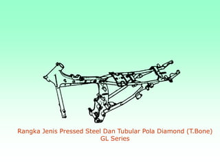 Rangka Jenis Pressed Steel Dan Tubular Pola Diamond (T.Bone)
GL Series
 