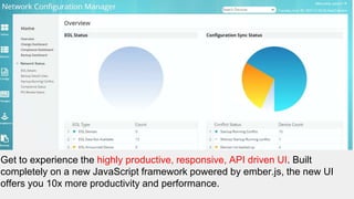 6 reasons to switch to fluidic ui - Network Configuration Manager | PPTX