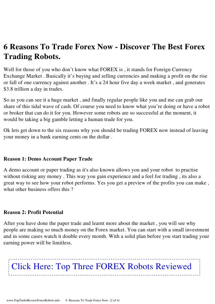 6 Reasons To Trade Forex Double Your Profits With Fap Turbo - 