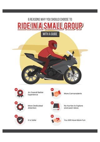 6 reasons why you should choose to ride in a small group with a guide