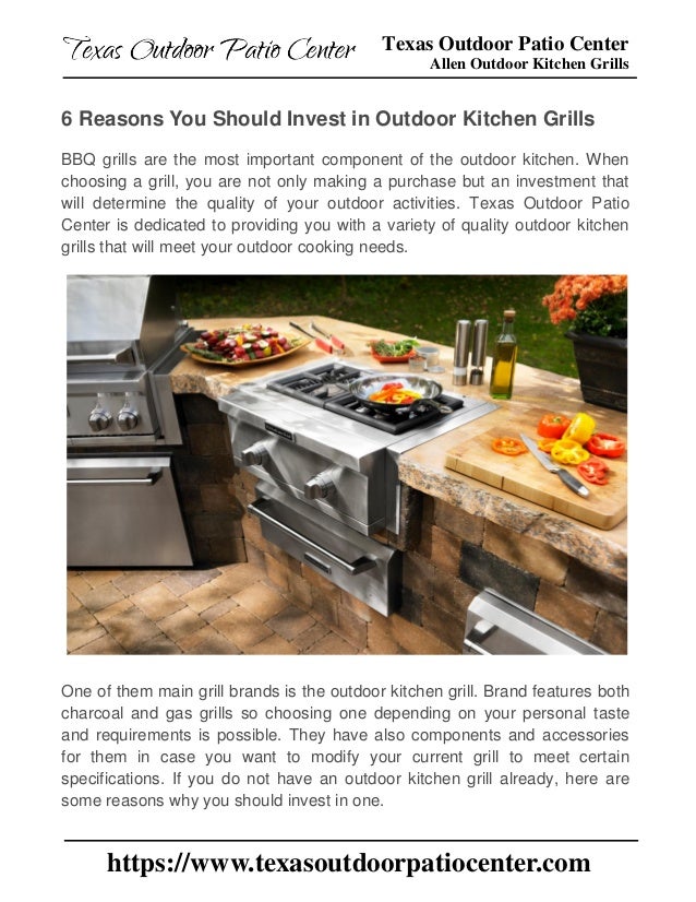 6 Reasons You Should Invest in Outdoor Kitchen Grills