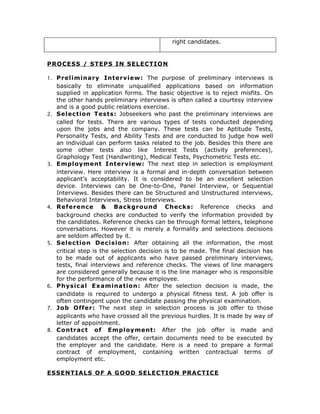 6 recruitment n selection | DOC