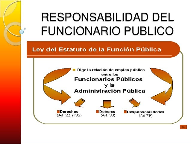 6 responsabilidad del funcionario publico