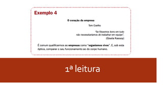 1ª leitura
 