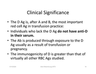 Rhesus Blood Group System | PDF