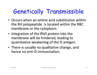 Rhesus Blood Group System | PDF