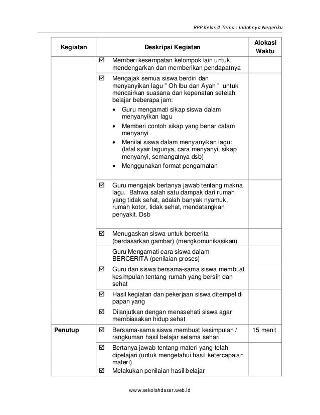 [6] rpp sd kelas 4 semester 2 indahnya negeriku www 
