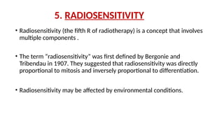 Comprehensive Overview of the 6 R’s of Radiobiology in Fractionated ...