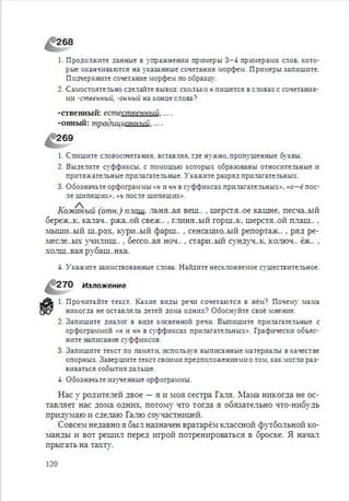 Русский язык 6 класс