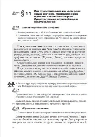 Русский язык 6 класс