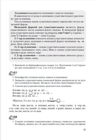 Русский язык 6 класс