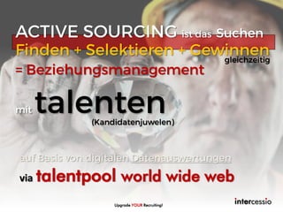 via talentpool world wide web
Upgrade YOUR Recruiting!
 