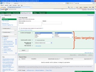 xxx xxx Centre for the Promotion of Imports from developing countries | 2012 Geo targeting 