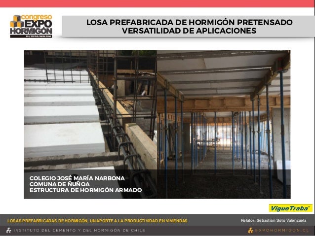 Losas prefabricadas de hormigón, un aporte a la productividad en vivi…