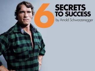 SECRETS
TO SUCCESS
by Arnold Schwarzenegger
 