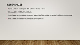 selection structures | PDF