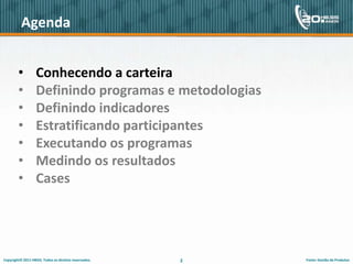 AgendaConhecendo a carteira
