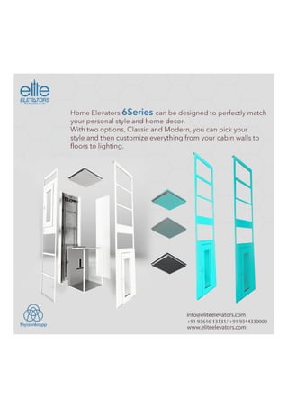 Gearless Home Elevators 6series
