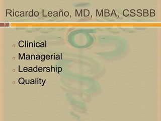 Master of Business Administration. Specialization in Health Administration and Policy. University Of Miami. 