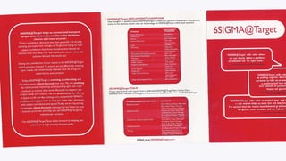 6 Sigma Event Brochure