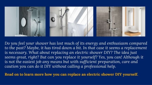 6 Simple Steps to Replace an Electric Shower DIY | PPTX