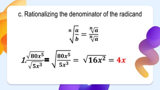 Grade 9 Lesson on SIMPLIFYING RADICALS.pptx
