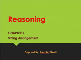 S

Reasoning
Presentation By : Saurabh Trivedi

a

 