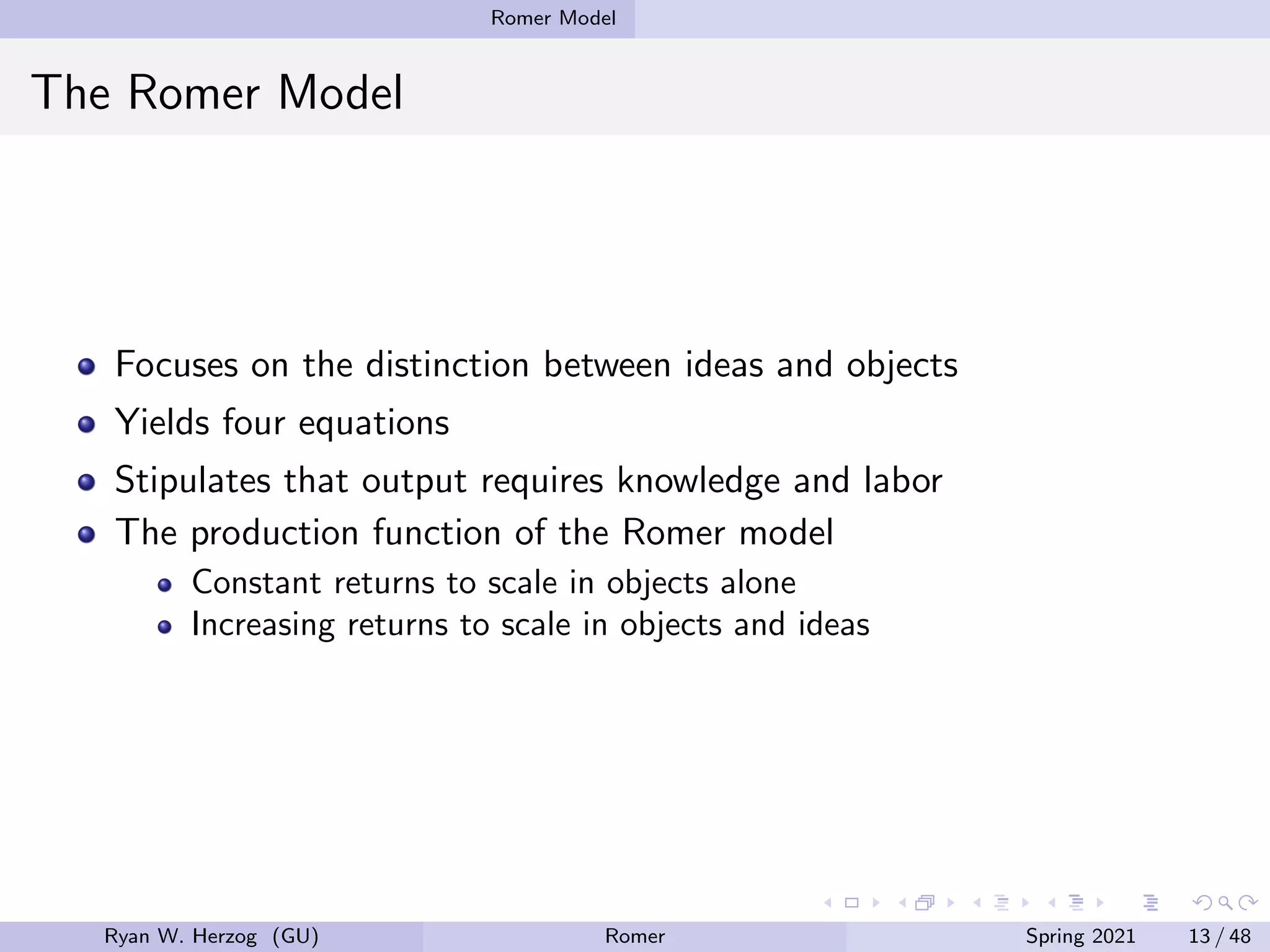 Chapter 6 - Romer Model | PDF