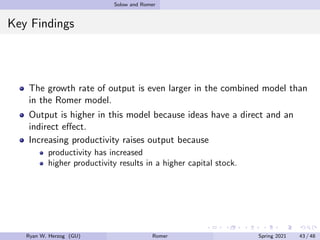 Chapter 6 - Romer Model | PDF