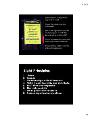 8 Principles for Using Social Media Effectively, by Beth Kanter