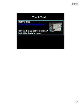 8 Principles for Using Social Media Effectively, by Beth Kanter