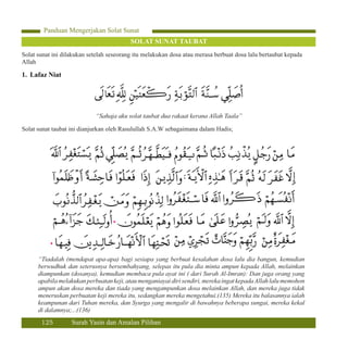 Panduan solat sunat dan solat sunat istikarah