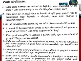 6 so sjellja ne grupe