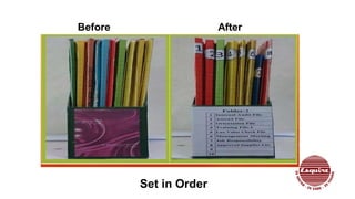 Before After
Set in Order
 