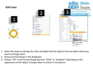 6 stages gears process powerpoint slides ppt templates | PDF