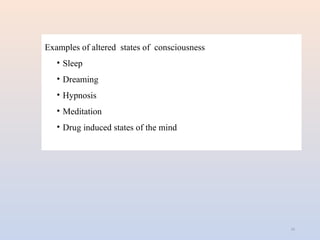 Psychology and Counselling STATES OF CONSCIOUSNESS.ppt