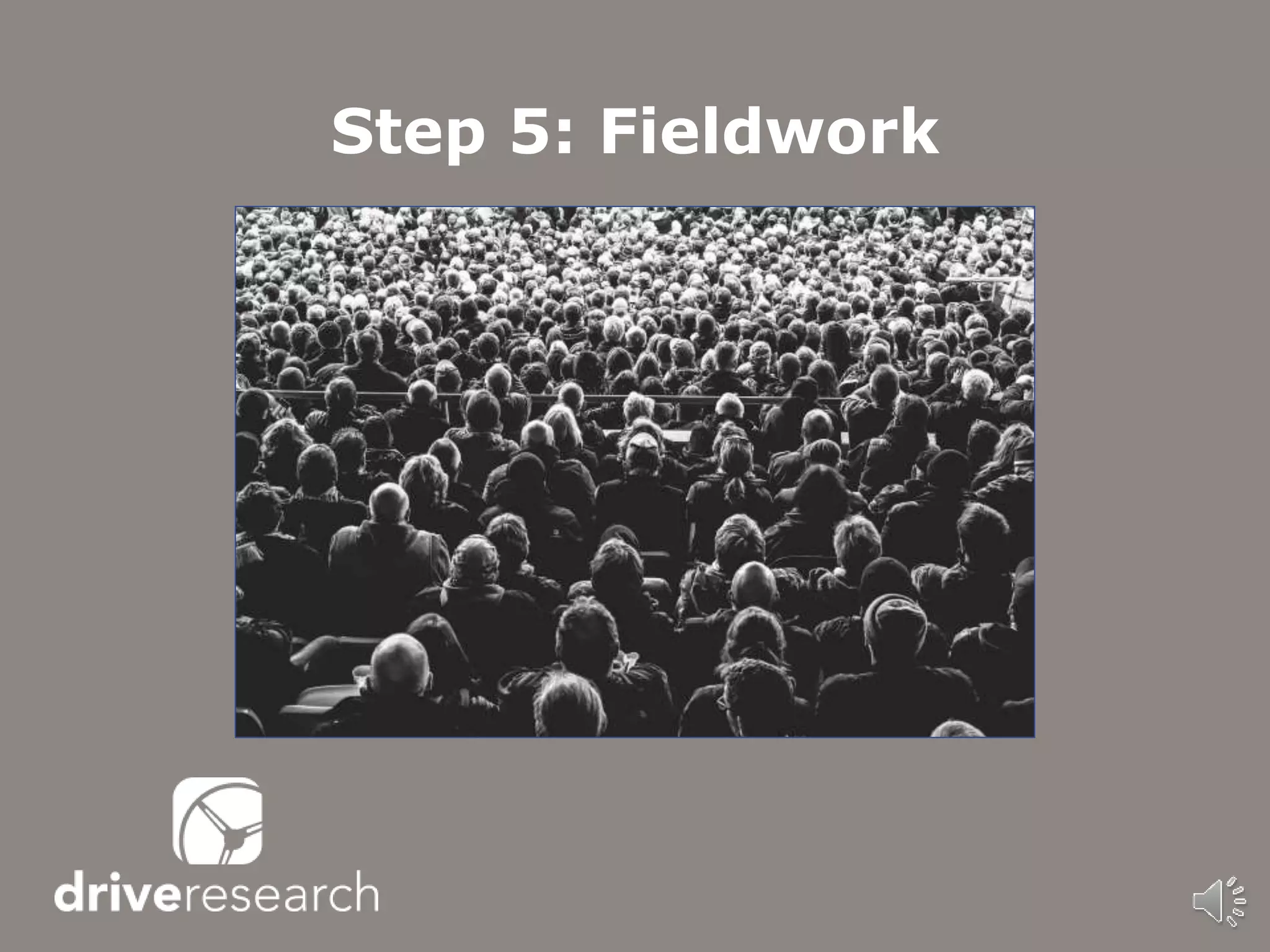 Step 5: Fieldwork