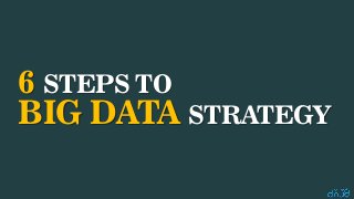 6STEPS TO BIG DATA STRATEGY  