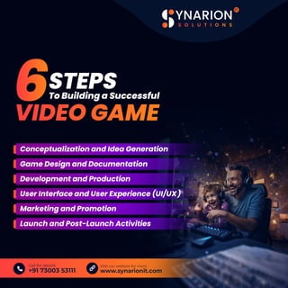 6 Steps to Build a Successful Video Game