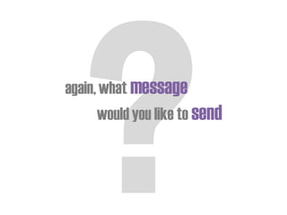 again,what message
would you like to send
 