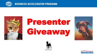Presenter
Giveaway
 