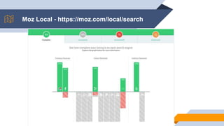 Moz Local - https://moz.com/local/search
 