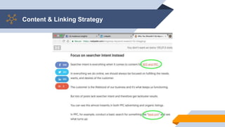 Content & Linking Strategy
 