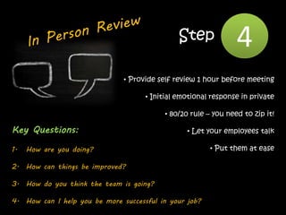 6 Steps to Effective Performance Conversations | PPTX