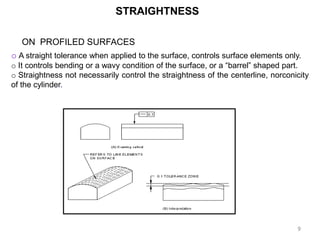 Straightness of lines & surfaces | PPTX